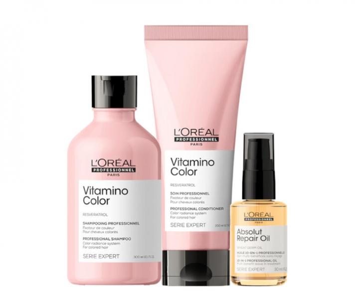 Sada pre farben vlasy Loral Professionnel Serie Expert Vitamino Color + olejov starostlivos 30 ml zadarmo