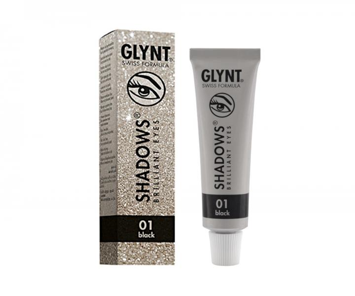 Farba na riasy a oboie Glynt Shadows Brilliant Eyes 01 black - ierna, 15 ml