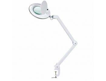 Zv��ovacia lupa s LED lampou s uchyten�m na st�l Weelko Mega White - 5 dioptri�