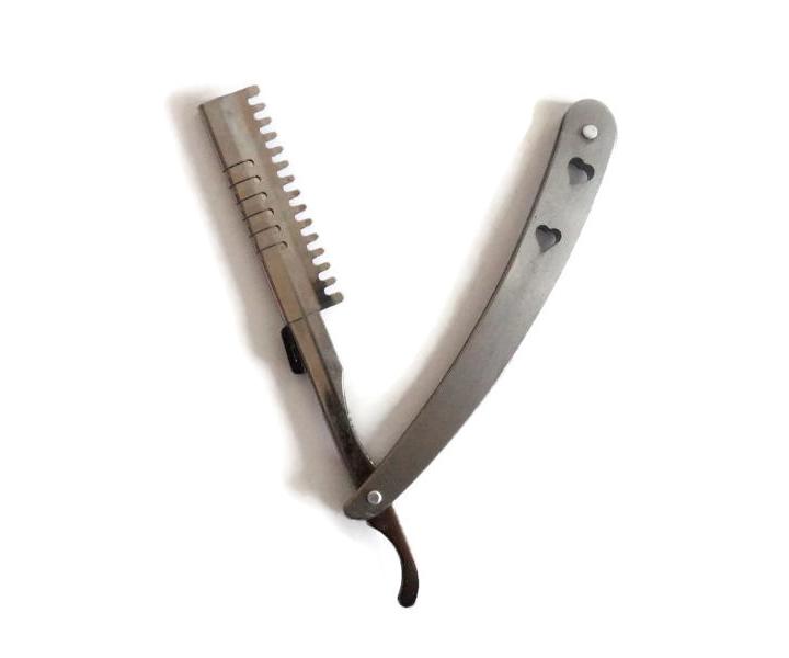 Britva na zrez�vanie vlasov - strieborn�, bez �iletky