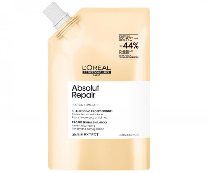 �amp�n pre such� a po�koden� vlasy Lor�al Professionnel Serie Expert Absolut Repair - 1000 ml, n�hradn� n�pl�