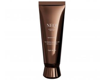 Farbiaca maska ​​na vlasy Neqi Glossing Hair Mask Light Brown - 120 ml, svetlo hned�