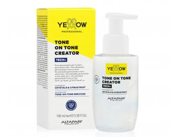 Adit�vum na farbenie t�n v t�ne Yellow Professional Tech+ Tone On Tone Creator - 100 ml