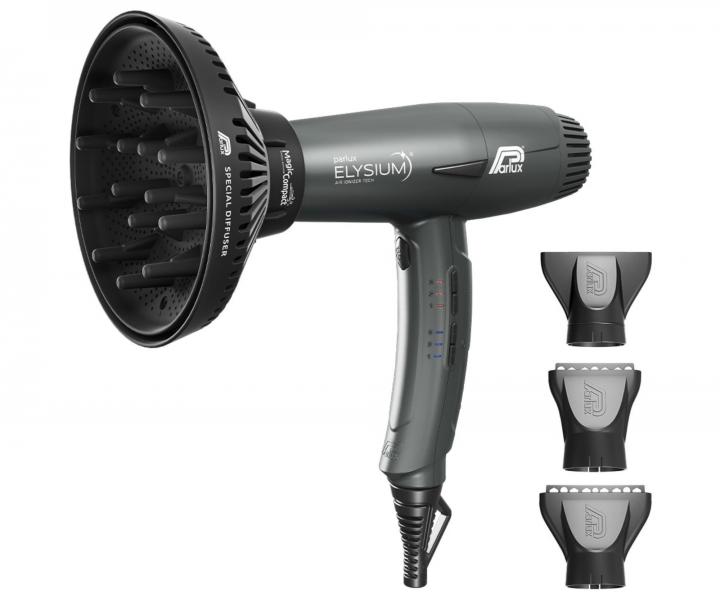 Profesionlny fn na vlasy s difuzrom Parlux Elysium Titanium Grey - 2300 W, metalick ed