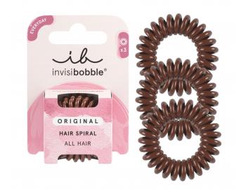 �pir�lov� gumi�ka do vlasov Invisibobble Original Pretzel Brown - 3 ks