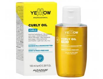 Rozjas�uj�ci a zjem�uj�ci olej pre vlnit� a ku�erav� vlasy Yellow Professional Curls Curly Oil - 100 ml