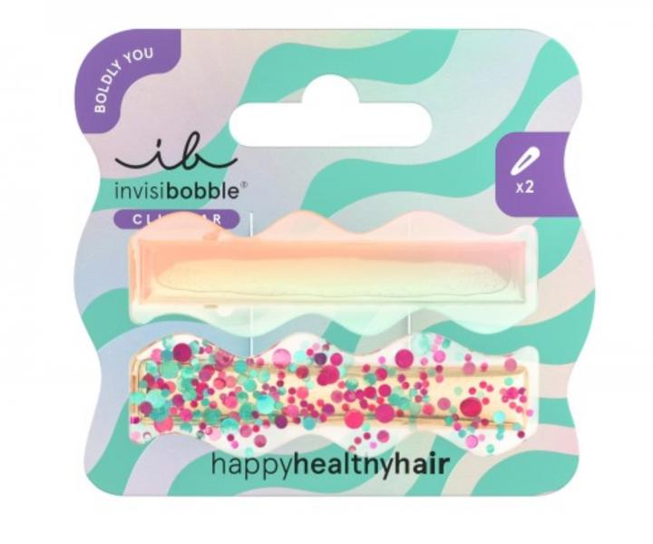 Ozdobn� klipsy do vlasov Invisibobble Clipstar M Galactic Halo - 2 ks