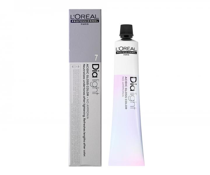 Preliv na vlasy Loral Dialight 50 ml - odtie 7 blond