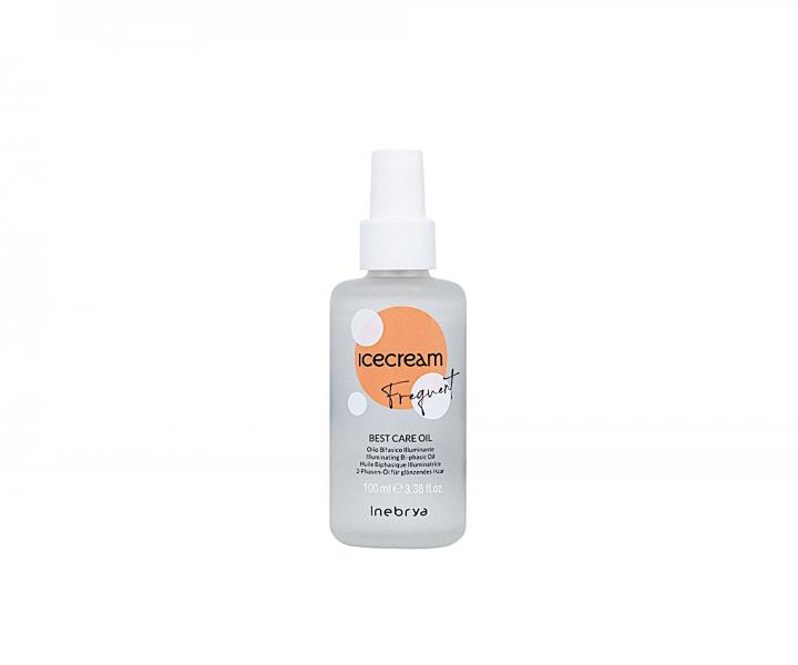 Rozjasujci dvojfzov olej na vetky typy vlasov Inebrya Ice Cream Frequent Best Care Oil - 100 ml
