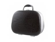 Dmsky kozmetick kufrk Hairway, krokodlia koa - ierny