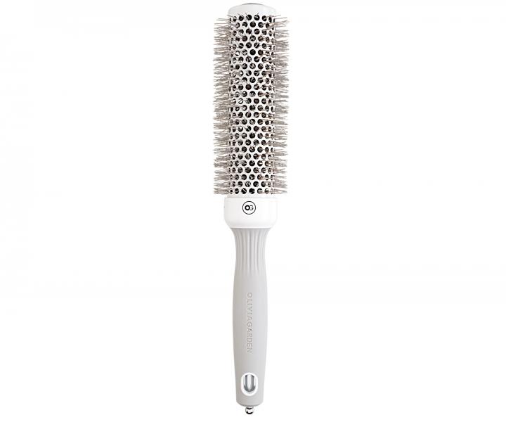 Okrhla kefa s nylonovmi tetinami a extra dlhm telom Olivia Garden Expert Speed XL - 35 mm