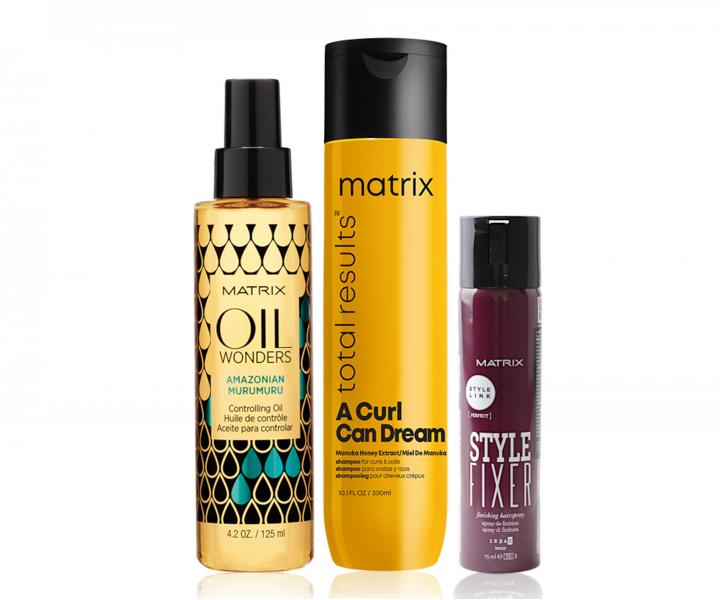 Sada pre vlnit� a ku�erav� vlasy Matrix + lak na vlasy zadarmo