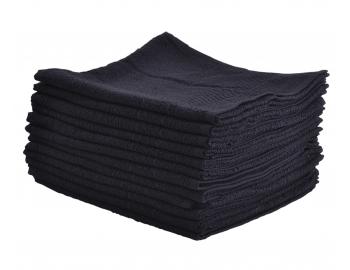 Bavlnené uteráky Sibel Bob Tuo - 50 x 85 cm - 12 ks, čierne