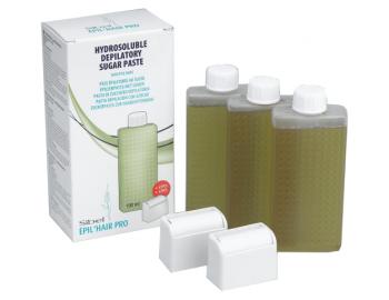 Depila�n� cukrov� pasta s roll-on hlavicou Sibel pre citliv� poko�ku s v��a�kami z ol�v