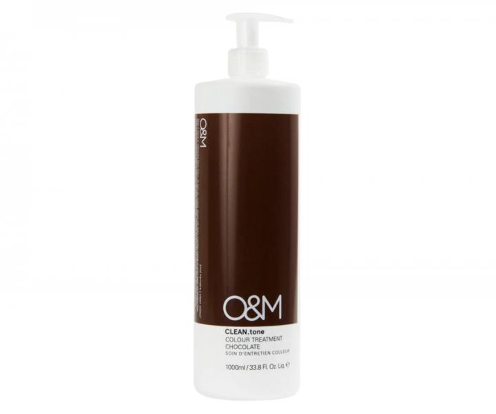 T�novacia starostlivos� na vlasy O&M Clean.tone Colour Treatment Chocolate - 1000 ml - �okol�dov�