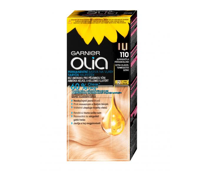 Permanentn� olejov� farba Garnier Olia 110 super svetl� pr�rodn� blond