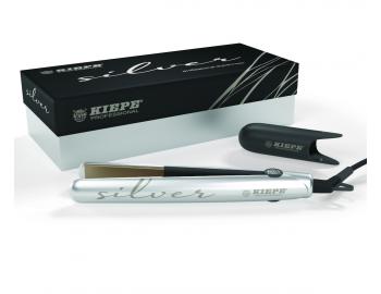Profesionálna žehlička na vlasy Kiepe Nano Titanium Silver 8178S - strieborná - rozbalený