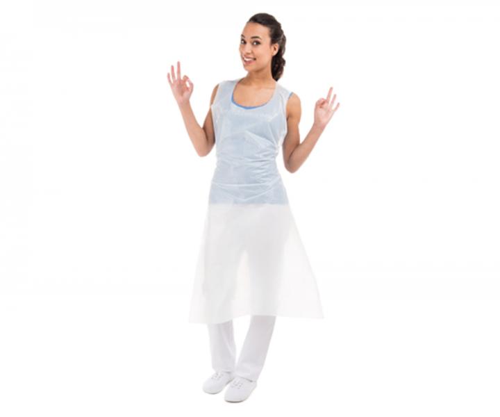 Jednorazov zstera Sibel - biela, 125 x 75 cm, 100 ks