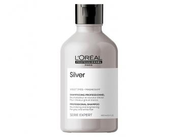 Neutralizačný šampón na šedivé a biele vlasy Loréal Professionnel Serie Expert Silver - 300 ml