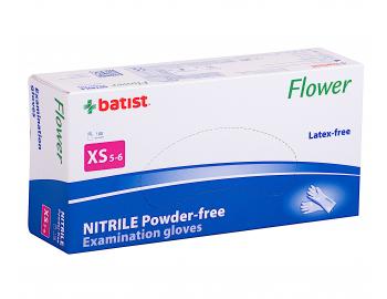 Jednorazové nitrilové rukavice Batist Flower 100 ks - XS