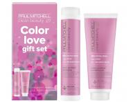 Dar�ekov� sada na farben� vlasy Paul Mitchell Clean Beauty Color Love Gift Set