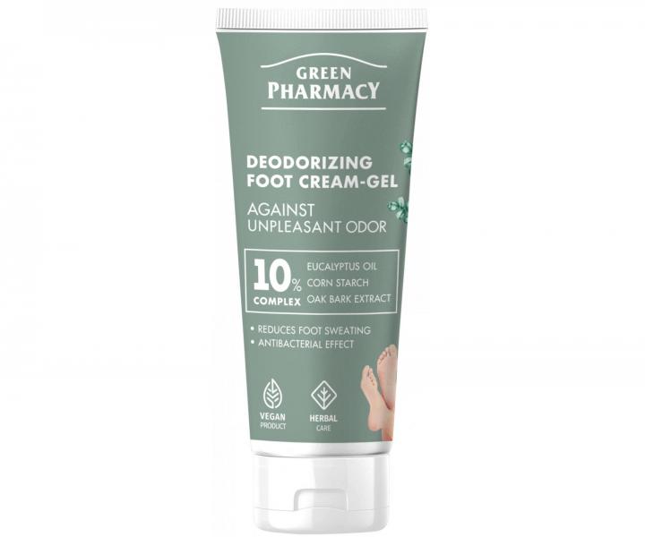 Deodoran krm-gl na chodidl proti poteniu Green Pharmacy Deodorizing Foot Cream-Gel - 75 ml