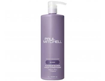 Neutralizan kondicionr pre blond a melrovan vlasy Paul Mitchell Blonde Platinum Blonde Violet Conditioner - 1000 ml