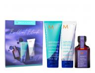 Darekov sada na neutralizciu ltch tnov blond, zosvetlench a edivch vlasov Moroccanoil Brilliant Blonde Trio