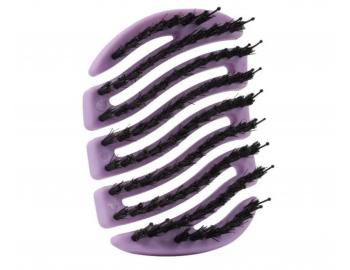 Kefa na vlasy s divia��mi a nylonov�mi �tetinami Sister Young Mila Pocket Hair Brush - fialov�