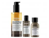 Dvojfzov olej pre pokoden vlasy Loral Professionnel Absolut Repair Molecular Oil - 90 ml + cestovn balenie zadarmo