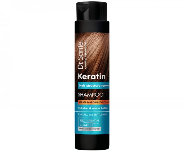 ampn pre obnovu matnch a krehkch vlasov Dr. Sant Keratin - 400 ml