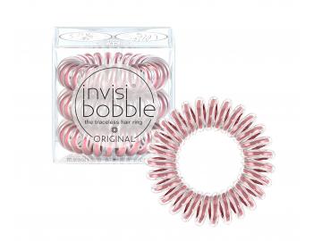 Špirálová gumička do vlasov Invisibobble Original Bella Rosa Galaxy - ružová, 3 ks