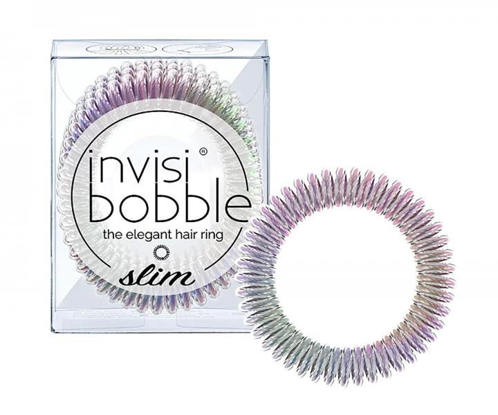 Tenk� �pir�lov� gumi�ka do vlasov Invisibobble Slim Vanity Fairy - d�hov�, 3 ks
