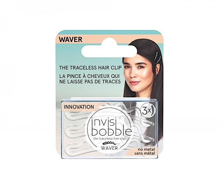 pirlov sponka do vlasov Invisibobble Waver Crystal Clear HP - 5,5 cm, ra, 3 ks