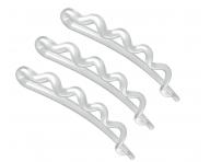 pirlov sponka do vlasov Invisibobble Waver Plus Crystal Clear - 7,5 cm, ra, 3 ks