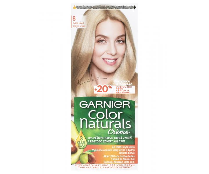 Permanentn farba Garnier Color Naturals 8 svetl blond