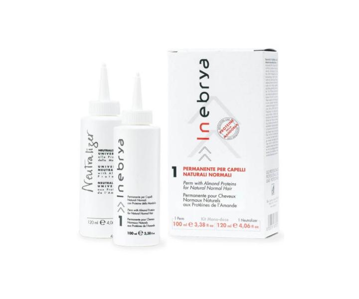 Trval preparcie 1 pre prrodn vlasy Inebrya Perm 1 Capelli Naturali