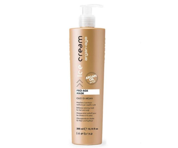 Maska pre po�koden� vlasy Inebrya Argan-Age - 300 ml