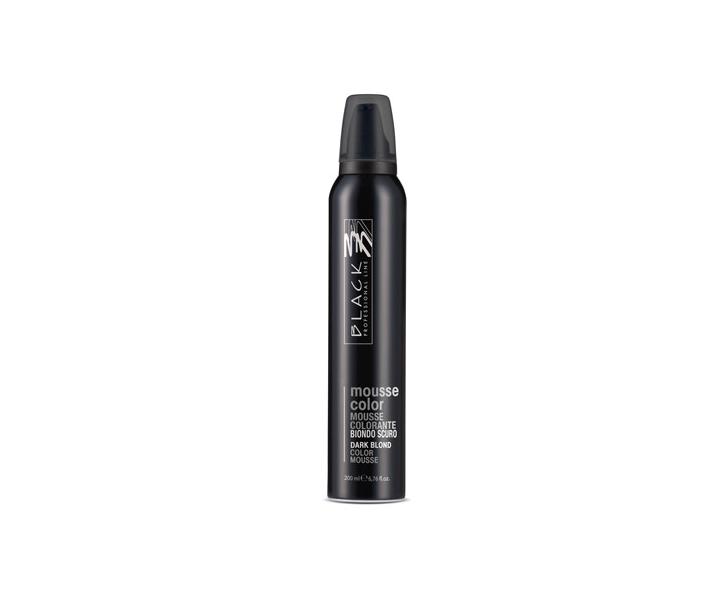 Farebn penov tuidlo Black Mousse Color - 200 ml, tmav blond