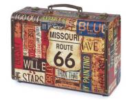 Kaderncky kufor Sibel Vintage Route 66