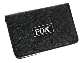 Veľké kadernícke puzdro na nožnice Fox - čierne