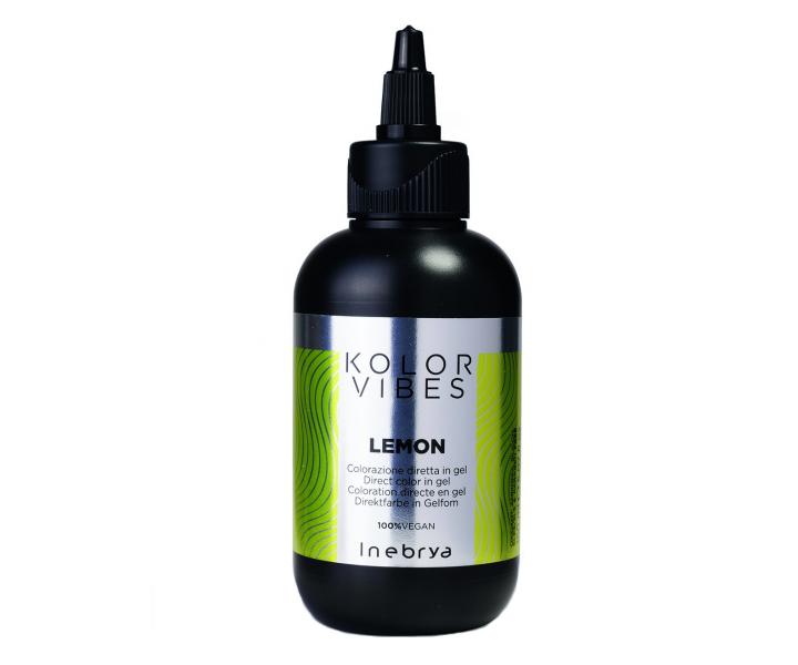 Semi-permanentn farba na vlasy Inebrya Kolor Vibes 150 ml - Lemon