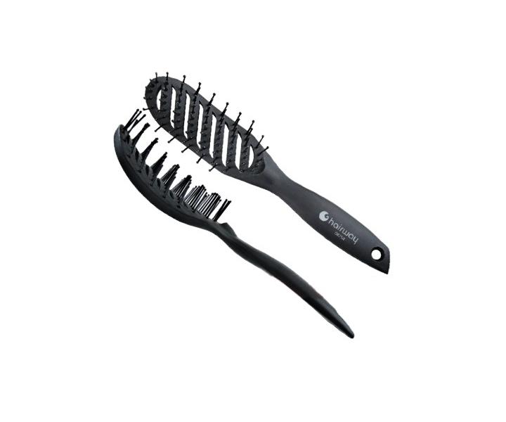 Kefa na vlasy Hairway 08254 - ierny, prehnut