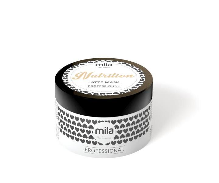 Vyivujce maska pre farben vlasy Mila Hair Cosmetics Nutrition - latt, 250 ml