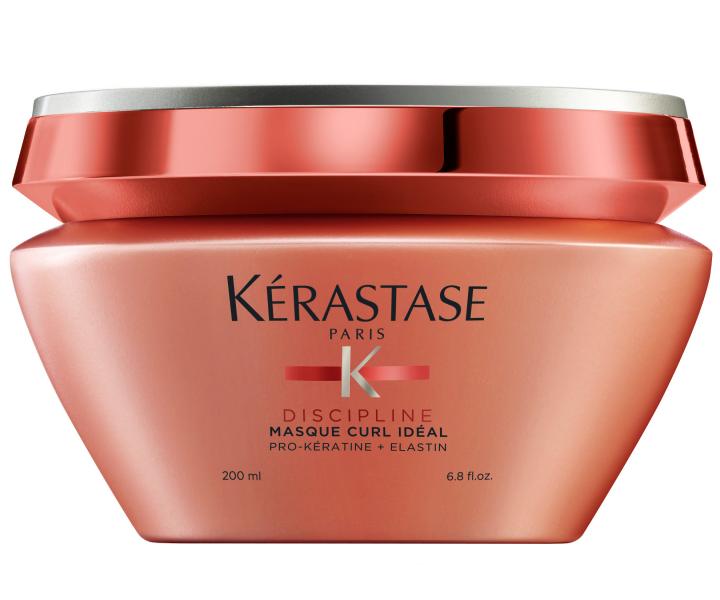 Maska pre nepoddajn�, vlnit� a ku�erav� vlasy K�rastase Discipline Curl Id�al - 200 ml