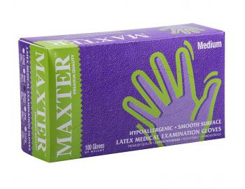 Latexové rukavice pre kaderníkov Maxter 100 ks - M