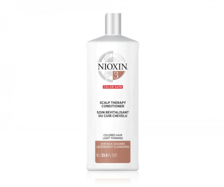 Kondicionr pre mierne rednce farben vlasy Nioxin System 3 Scalp Therapy Conditioner - 1000 ml