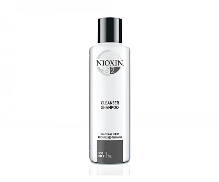 �amp�n pre silne redn�ce pr�rodn� vlasy Nioxin System 2 Cleanser Shampoo - 300 ml