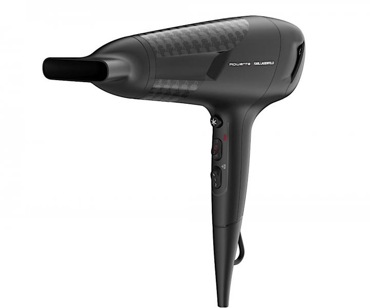 Fn na vlasy Rowenta Karl Lagerfeld Studio Dry CV581LF0 - ierny