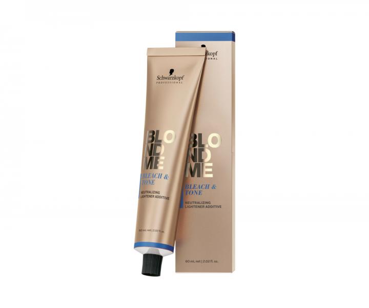 Neutralizan aditvum Schwarzkopf Professional BlondMe Bleach&Tone Ash - 60 ml, odtie popolav